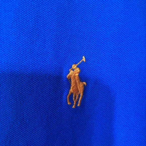 NWT - Ralph Lauren Women's Short Sleeve Polo, Iris Blue - XL/TG Slim Fit - Picture 6 of 10